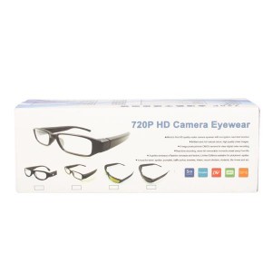 720P HD Camera Eyewear Black
