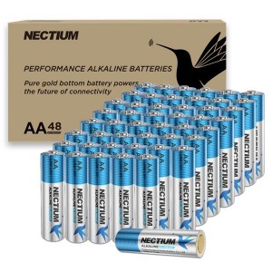 NECTIUM AA Alkaline Batteries 48 Count …