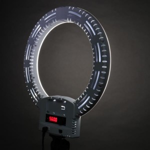 12" Upgrade Ultra-thin Infinity Dimming Double Color Temperature LED Ring Lamp White